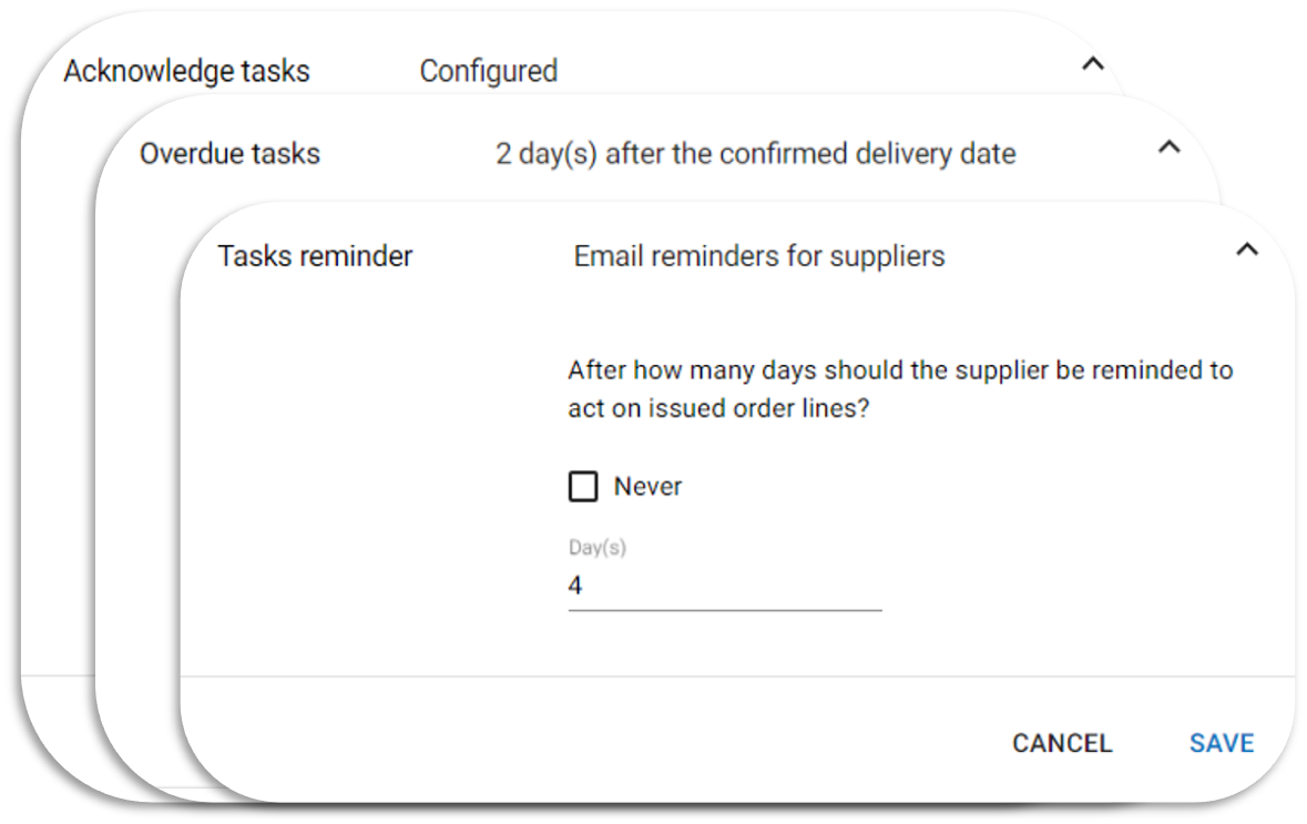 task configuration