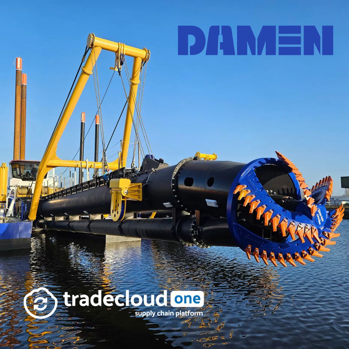 Damen Dredging kiest Tradecloud One voor grip op de hele keten cover